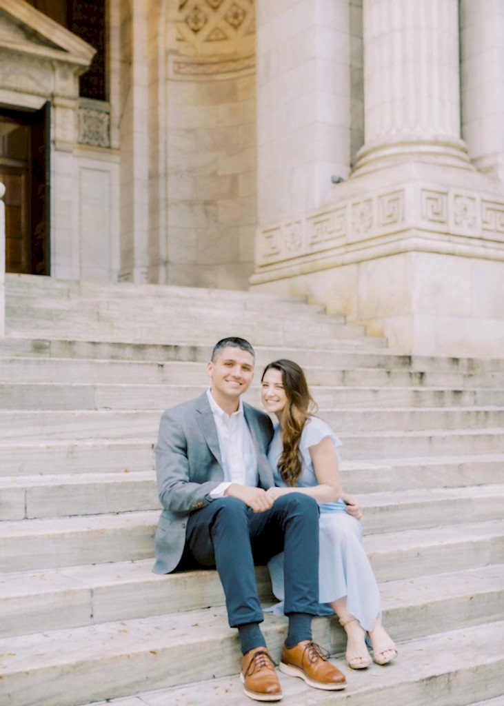 New York Public Library Engagement Photos