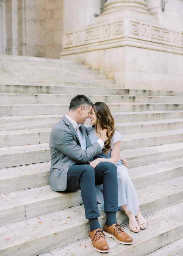 New York Public Library Engagement Photos