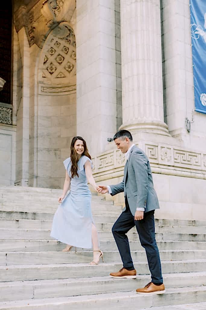 New York Public Library Engagement Photos