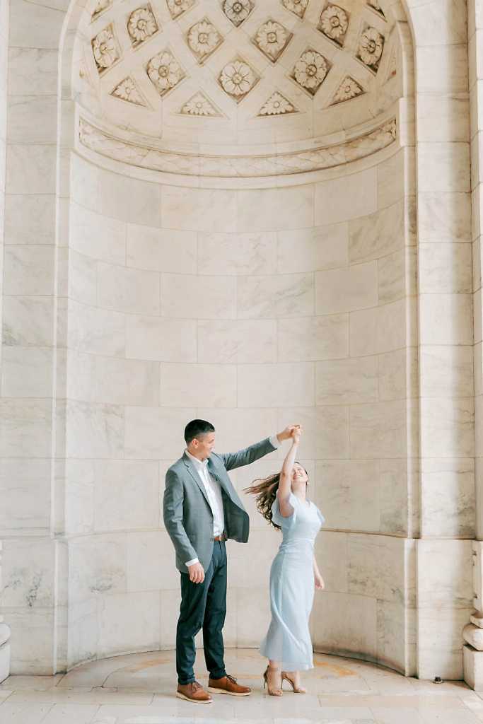 New York Public Library Engagement Photos