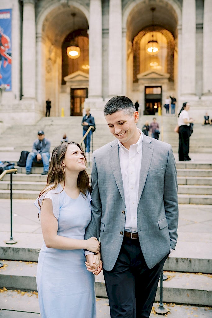 New York Public Library Engagement Photos