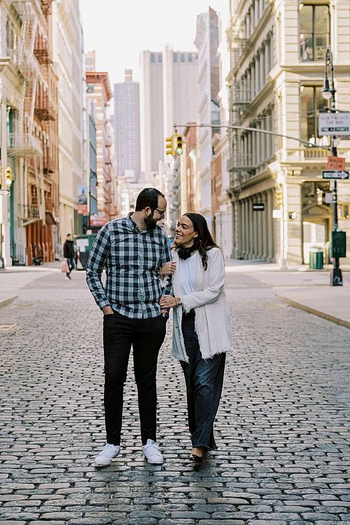 soho engagement photos