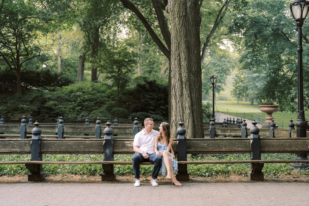 Central Park Engagement Photos in NYC