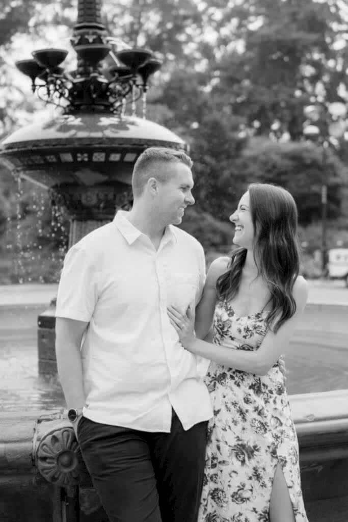 Central Park Engagement Photos in NYC