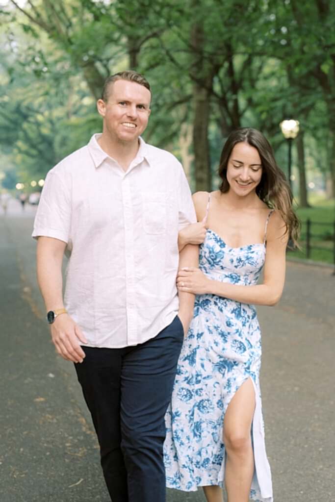 Central Park Engagement Photos NYC