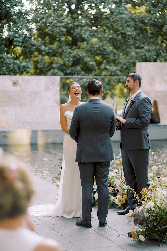 Nasher Sculpture Center Wedding Ceremony 