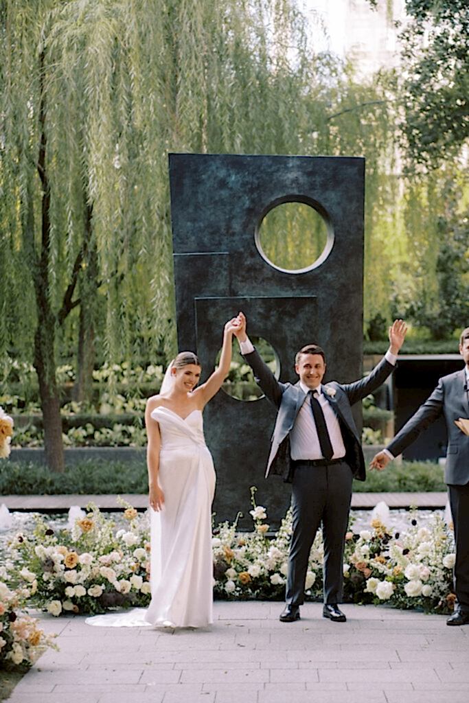 Nasher Sculpture Center Wedding Ceremony Exit