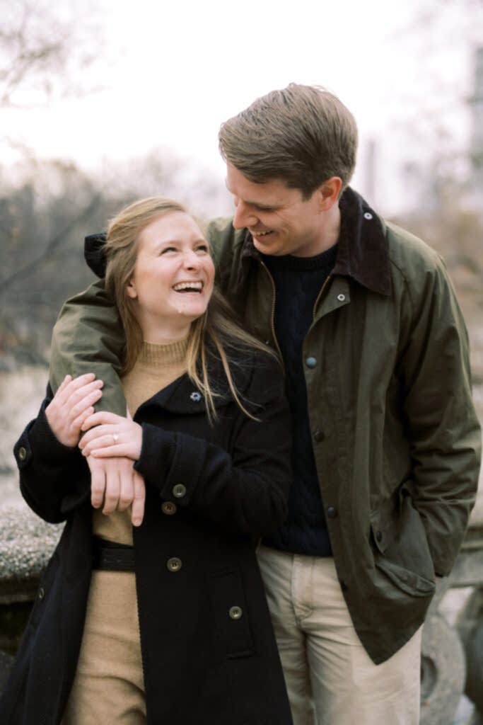 NYC Engagement photos in Central Park