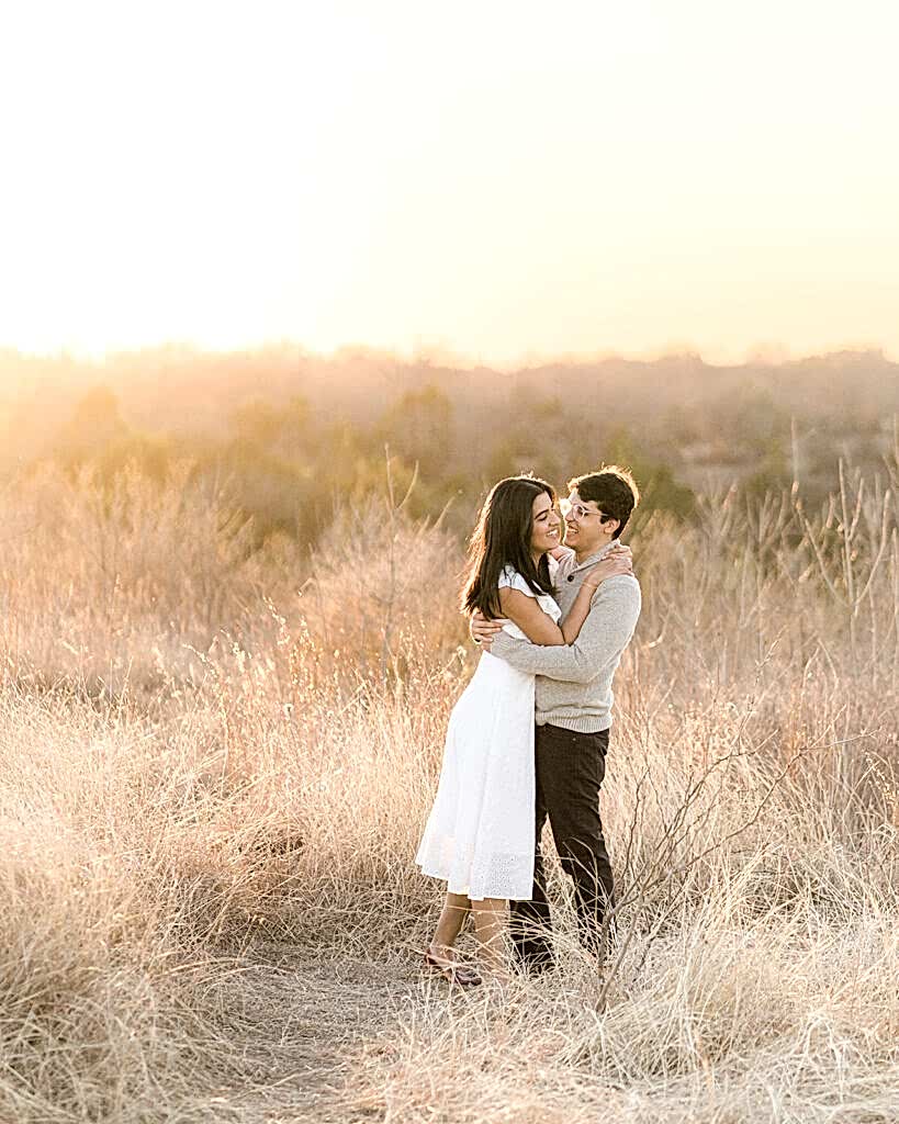 dallas engagement photos at tandy hills